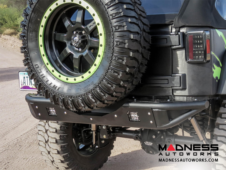 Jeep Wrangler JK Venom Tailgate Tire Carrier by Addictive Desert Designs - 2007+